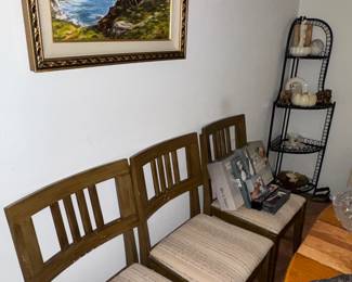 Vintage dining chairs 