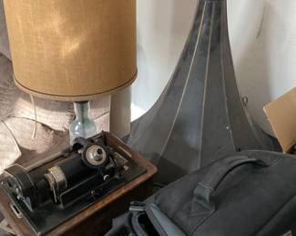 Edison Standard Cylinder Player with Cylinders
