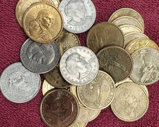 25 U.S. Dollar Coins