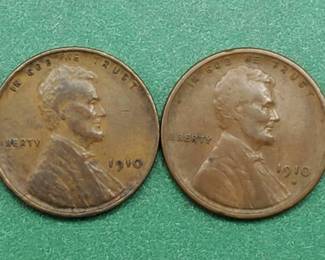 1910 & 1910-S Lincoln Cents
