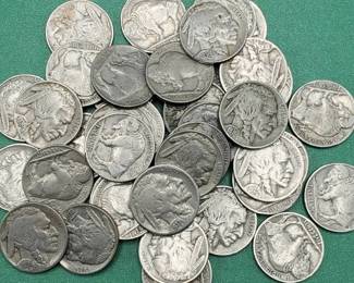 Roll Buffalo Nickels--All Readable Dates
