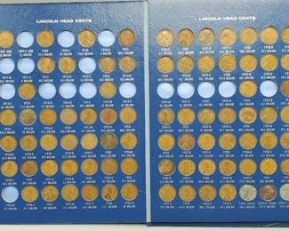 Lincoln Cent Collection Starting 1909--See All Photos
