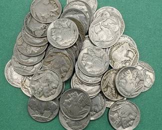 Roll Buffalo Nickels--All Readable Dates
