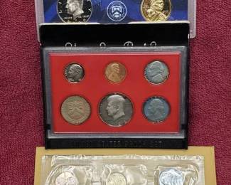 1963, 1982 & 2000-S U.S. Proof Setsw
