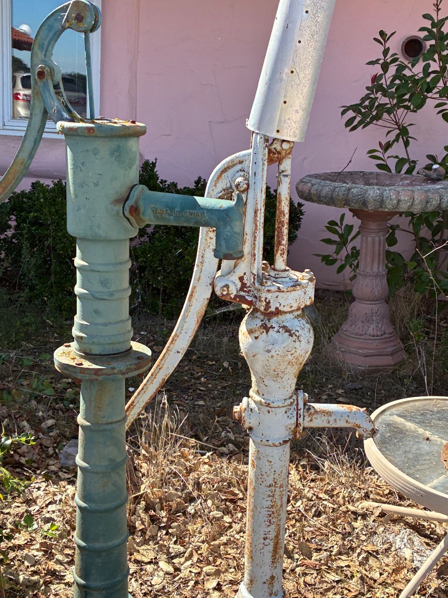 Antique water pumps