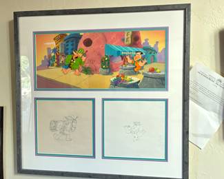 Over 30 animation cels