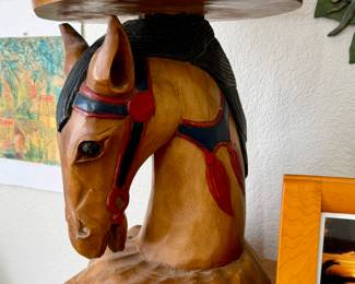 FANTASTIC HORSE STOOL OR TABLE.