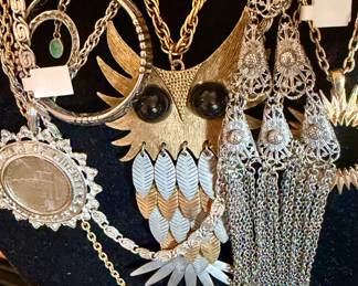 FUN VINTAGE COSTUME JEWELRY.  WE HAVE A LOT.