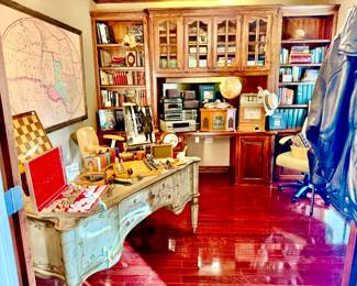 LARGE LIBRARY FULL OF BOOKS, ELECTRONICS, GAMES.