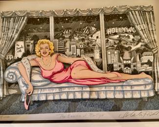 Charles Fazzino “The Essence of Marilyn” 3D signed limited edition.