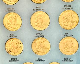 NICE COLLECTION OF SILVER COINS, COIN SETS, ETC.