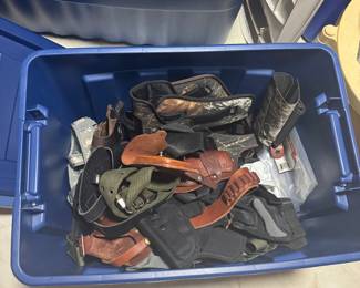 HUGE selection of holsters, many never used.