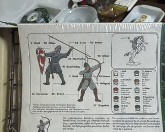 Revell Figurines. #2550 "Normans 1066" and #2551 "Anglo Saxons 1066"