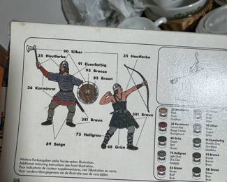 Revell Figurines. #2550 "Normans 1066" and #2551 "Anglo Saxons 1066"