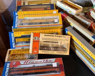 Milwaukee Road and Hiawatha HO scale - just a sample