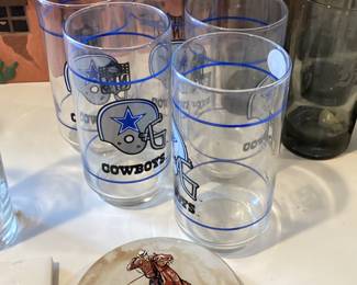 Vintage cowboys glasses