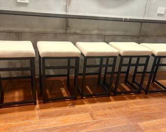 Set of 5 bar stools from Arhaus
