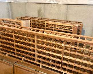 The homeowner purchased a wine cellar from a restaurant in Centerville. The entire cellar is ready to be assembled in your home! Includes panels and doors in addition to wine racks. 