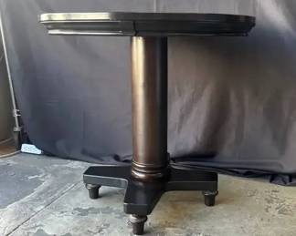 CT340Round Dark Brown End Table