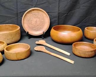 CT365Wooden Bowl Kitchenware