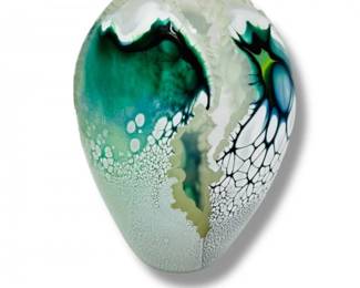 4 SignedStudioArtGlassSculptureInStyleofNoelLaue