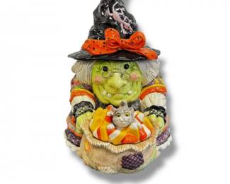 107 LimitedEditionFitzFloydGypsyWitchCookieJarwBox