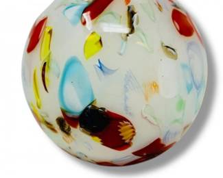 15 VintageColorfulMuranoStyleArtGlassVaseConfettiMillefiori