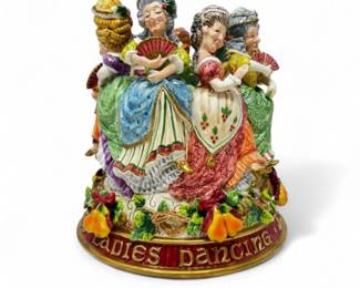 75 FitzFloyd12DaysofChristmasLadiesDancingVase
