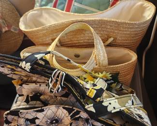 Vera Bradley bags, straw bags, totes