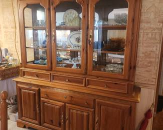 china cabinet - pine