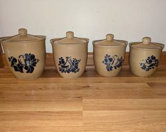 Pfaltzgraff Folk Art Canister set