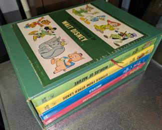 The Wonderful Worlds of Walt Disney - 4 books set