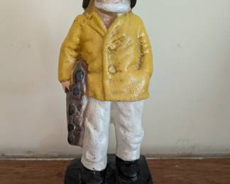 Old Salt Fisherman cast iron door stop