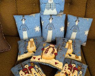Christmas small decorative pillows