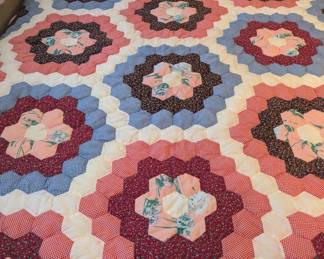 Handmade Flower Garden Quilt
