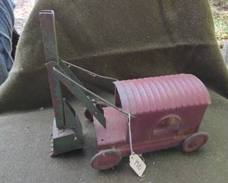 Metal Steam Shovel Toy