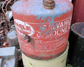 Galvanized Gas Can
