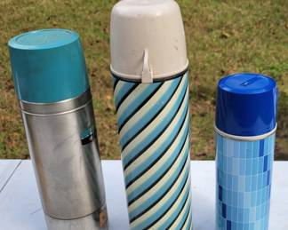 Metal Thermos Lot