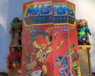 He-Man and the Masters of the Universe Figures and Case