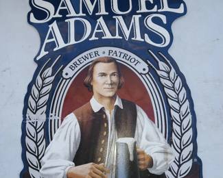 Samuel Adams Metal Beer Sign