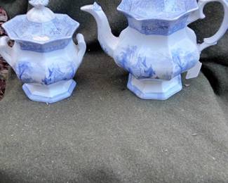 Transferware Ironstone Pitcher