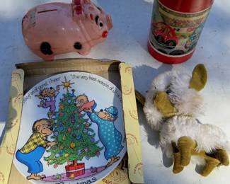 Berenstain Bears plate, Lunchbox thermos, etc