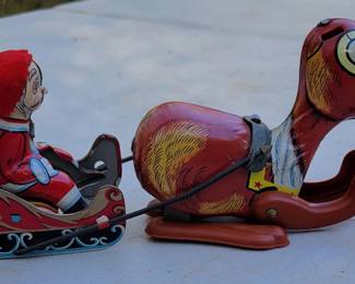 Tin Litho Christmas Toy