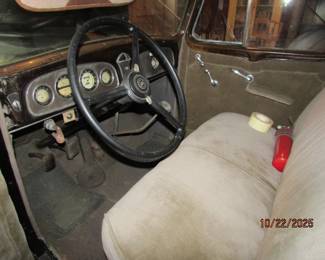 Interior front of Buick