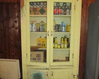 cabinet with automotive products
