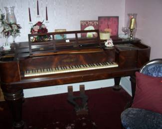 CHICKERING SQUARE GRAND PIANO & SMALLS