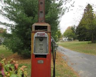 antique gas pump