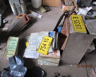 license plates galore!