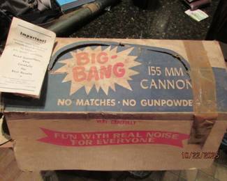 155 MM firing toy cannon
