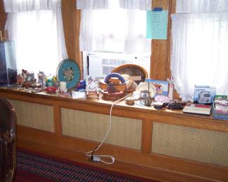 WINDOW SEAT FULL OF MISC.